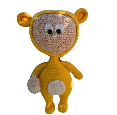 Amigurumi Örgü Sevimli Maymuncuk Oyuncak - 1