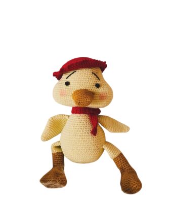 Amigurumi Örgü Sevimli Ördek Oyuncak Bebek - 1
