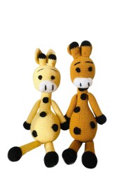 Amigurumi Örgü Sevimli Zürafa Oyuncak - Yeşilay
