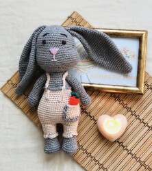 Amigurumi Örgü Tavşancık Oyuncak - Yeşilay