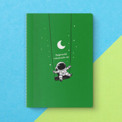 Bağımsızlık Ruhumuzda Var Yeşilay Mottolu Defter - 3