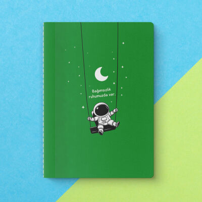 Bağımsızlık Ruhumuzda Var Yeşilay Mottolu Defter - 3