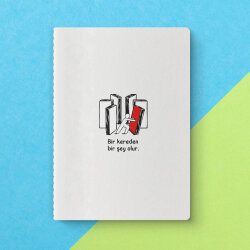 Bir Kereden Bir Şey Olur Yeşilay Mottolu Defter - 3