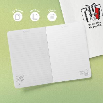 Bir Kereden Bir Şey Olur Yeşilay Mottolu Defter - 2