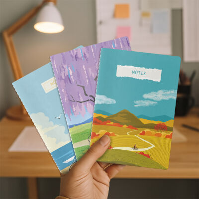 Bisiklet Serisi 3'lü Defter Seti - 4