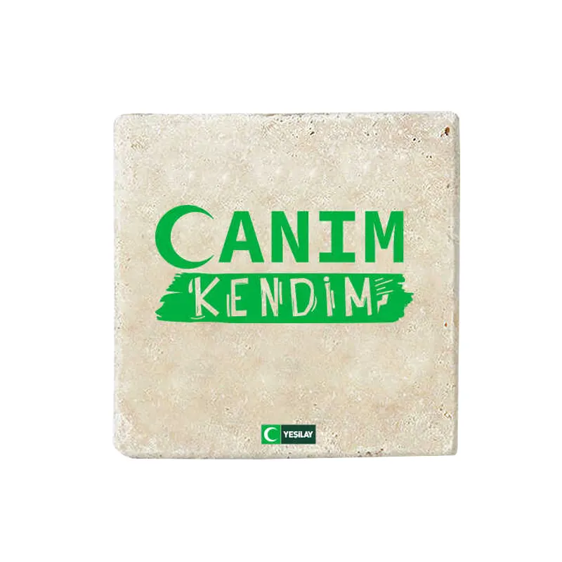 Canım Kendim Taş Bardak Altlığı - 1