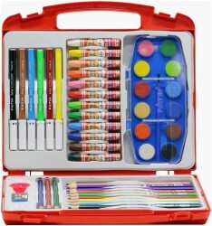Çantalı Boyama Seti 33300 54 Parça Boya Seti - Yeşilay