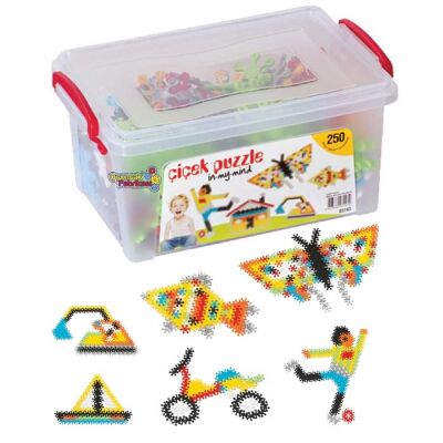 Çiçek Puzzle Küçük Box 250 Parça - 2
