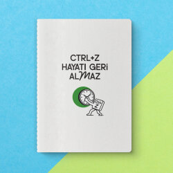 Ctrl+Z Hayatı Geri Almaz Yeşilay Mottolu Defter - 3