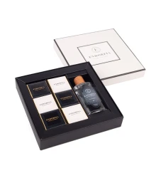 Double Midi Çikolata Ve Beyaz Kolonya Seti - 1