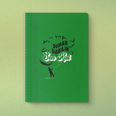 Duman Dağılır Sen Kal Yeşilay Mottolu Defter - 1