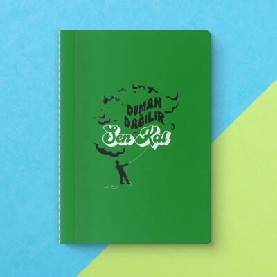 Duman Dağılır Sen Kal Yeşilay Mottolu Defter - 3