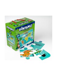 Dünyamiz Maxi Boy Eğitici Puzzle (24 Parça) - Yeşilay