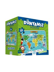 Dünyamiz Maxi Boy Eğitici Puzzle (24 Parça) - 2