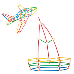 Flexi Bambu Çubuklar 300 Parça - Yeşilay