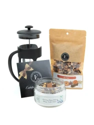 French Press, Kış Çayı Ve Aromaterapi Mum Seti - 2