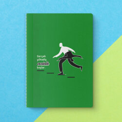 Gerçek Yükseliş Seninle Başlar Yeşilay Mottolu Defter - 3