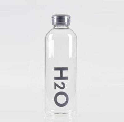H2o 1lt Borosilikat Cam Matara - 1