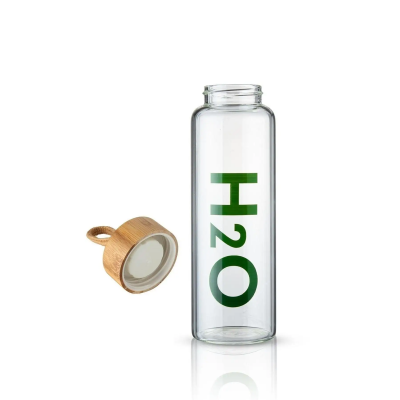 H2o Cam Matara Bambu Kapaklı - 2