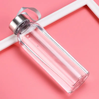 H2o Metal Kapaklı Cam Matara 500ml - 4