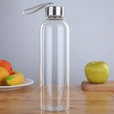 H2o Metal Kapaklı Cam Matara 500ml - 2