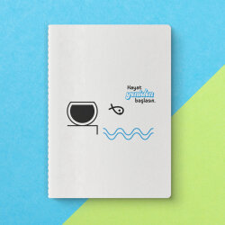 Hayat Yeniden Başlasın Yeşilay Mottolu Defter - 3