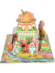 Hobbit Ev 3D Yapboz 50 Parça - Yeşilay