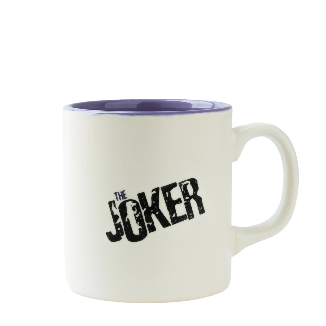 Joker Temalı Çift Taraflı Renkli Kupa Bardak