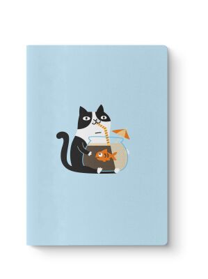Kedi Serisi 3'lü Defter Seti - 6