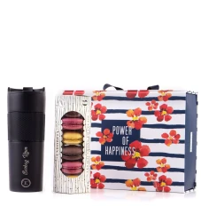 Kişiye Özel Filtreli Termos Ve Makaron Hediye Kutusu - 7