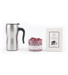 Kişiye Özel Gümüş Termos Ve Böğürtlen Draje Seti - 7