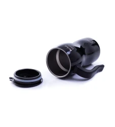 Kişiye Özel Siyah Termos Ve Gül Yapraklı Lokum Seti - 4