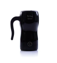 Kişiye Özel Siyah Termos Ve Gül Yapraklı Lokum Seti - 7