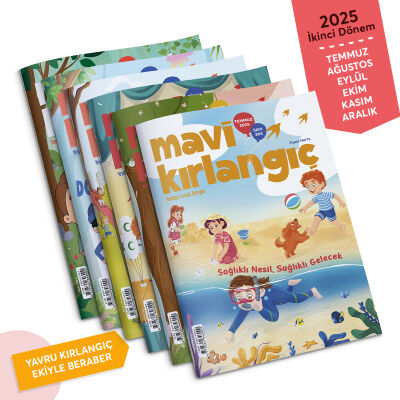 Mavi Kırlangıç Çocuk Dergisi - 6 Aylık Abonelik (Temmuz - Aralık 2025) - 1
