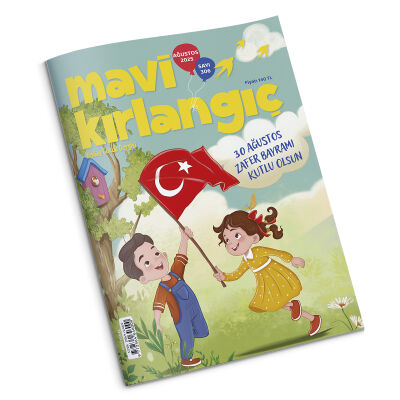 Mavi Kırlangıç Çocuk Dergisi - Ağustos 2025 - 1