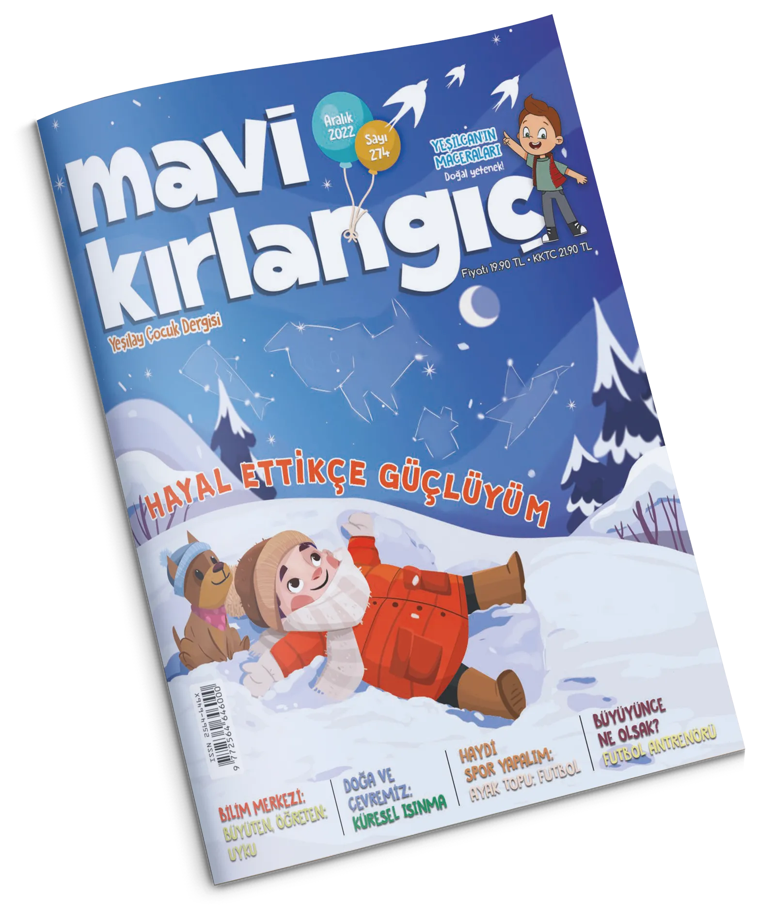 Mavi Kırlangıç Çocuk Dergisi - Aralık 2022 - Thumbnail