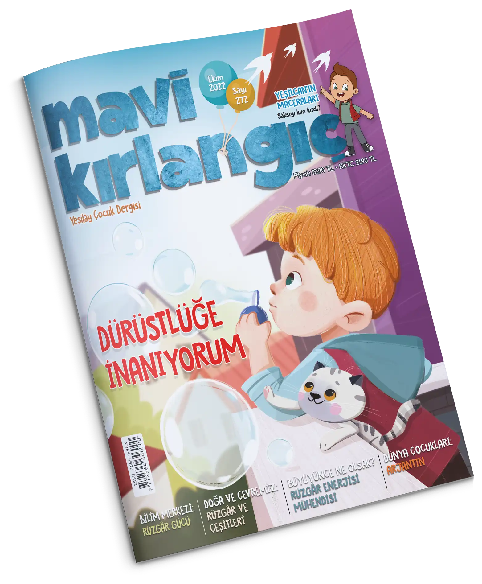 Mavi Kırlangıç Çocuk Dergisi - Ekim 2022 - 1