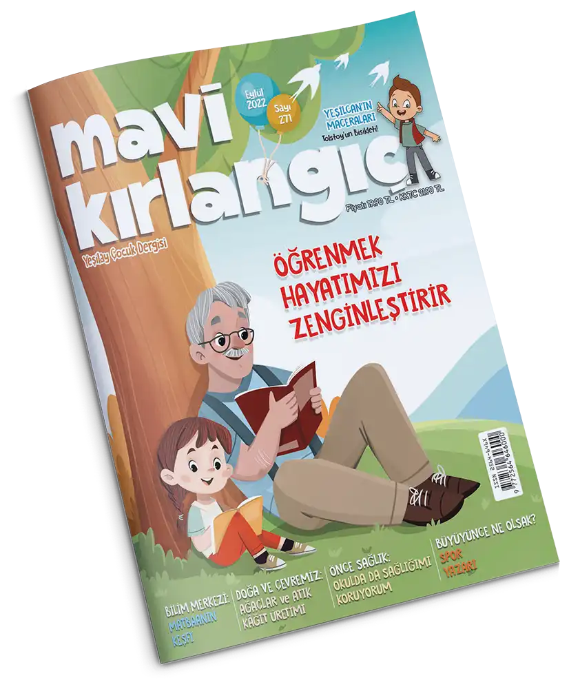 Yeşilay - Mavi Kırlangıç Çocuk Dergisi - Eylül 2022
