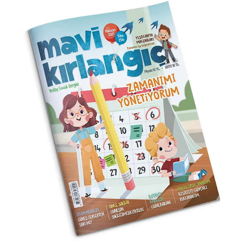 Yeşilay - Mavi Kırlangıç Çocuk Dergisi - Haziran 2021
