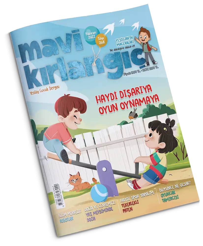 Yeşilay - Mavi Kırlangıç Çocuk Dergisi - Haziran 2022