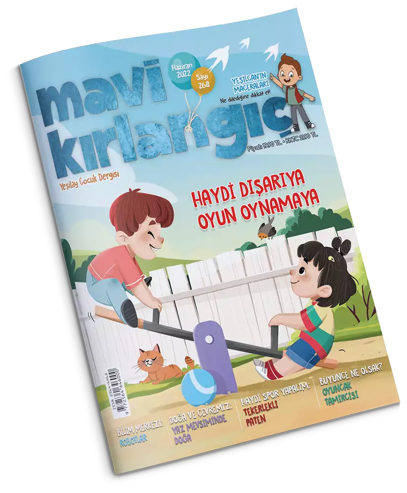 Mavi Kırlangıç Çocuk Dergisi - Haziran 2022 - 1