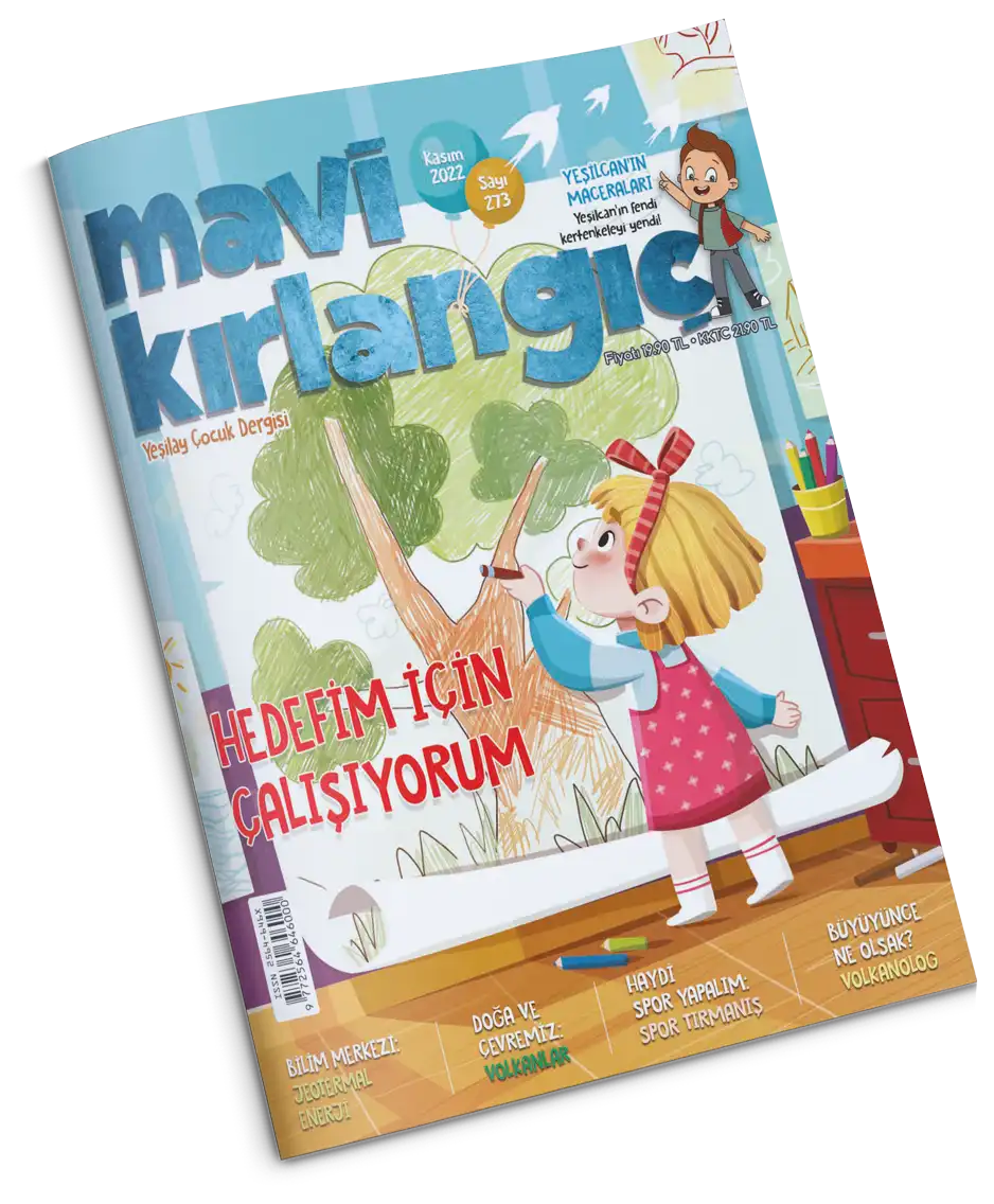Yeşilay - Mavi Kırlangıç Çocuk Dergisi - Kasım 2022