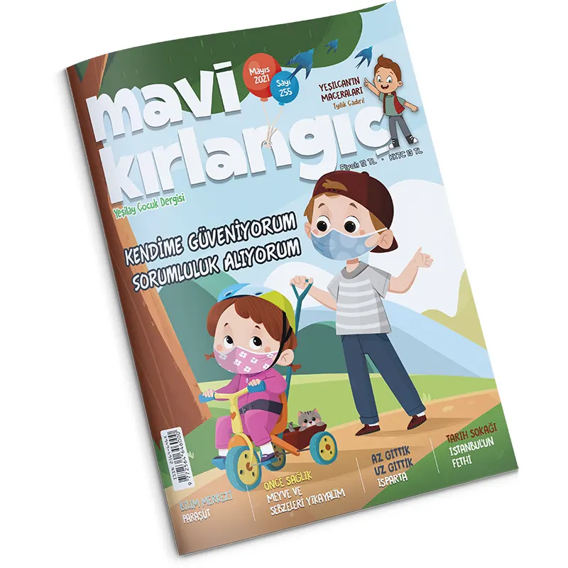 Yeşilay - Mavi Kırlangıç Çocuk Dergisi - Mayıs 2021