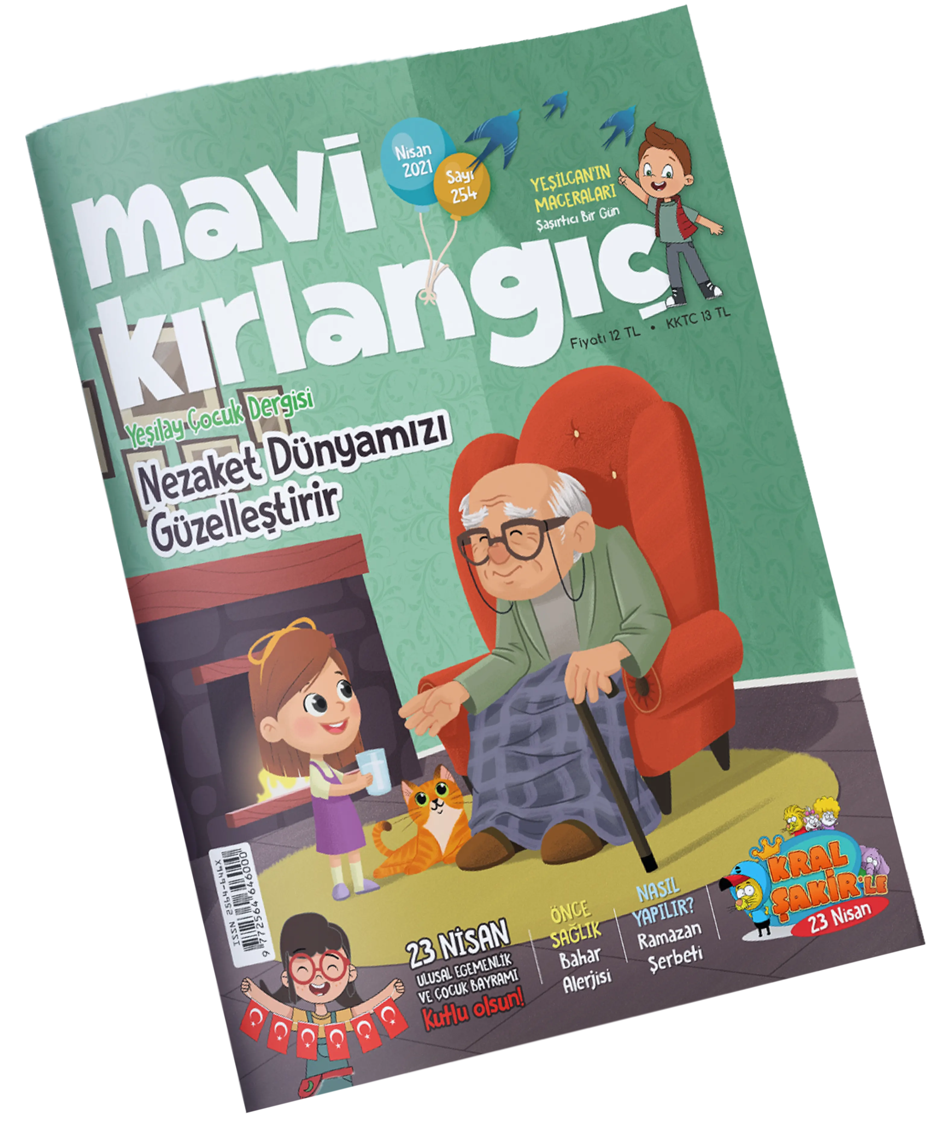 Mavi Kırlangıç Çocuk Dergisi - Nisan 2021 - 1
