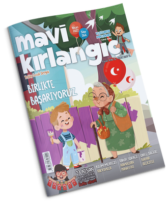 Mavi Kırlangıç Çocuk Dergisi - Nisan 2022 - 1