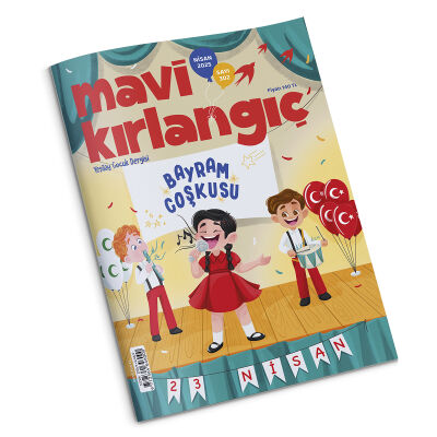 Mavi Kırlangıç Çocuk Dergisi - Nisan 2025 - 1