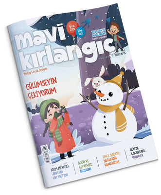 Mavi Kırlangıç Çocuk Dergisi - Ocak 2022 - 1