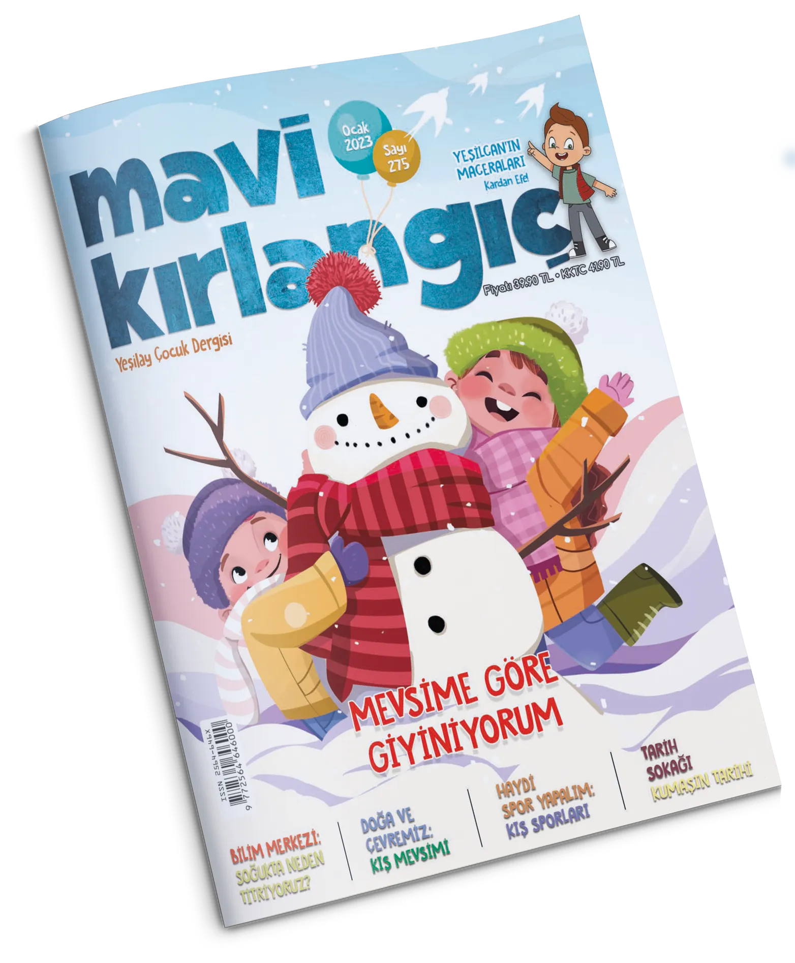 Mavi Kırlangıç Çocuk Dergisi - Ocak 2023 - 1