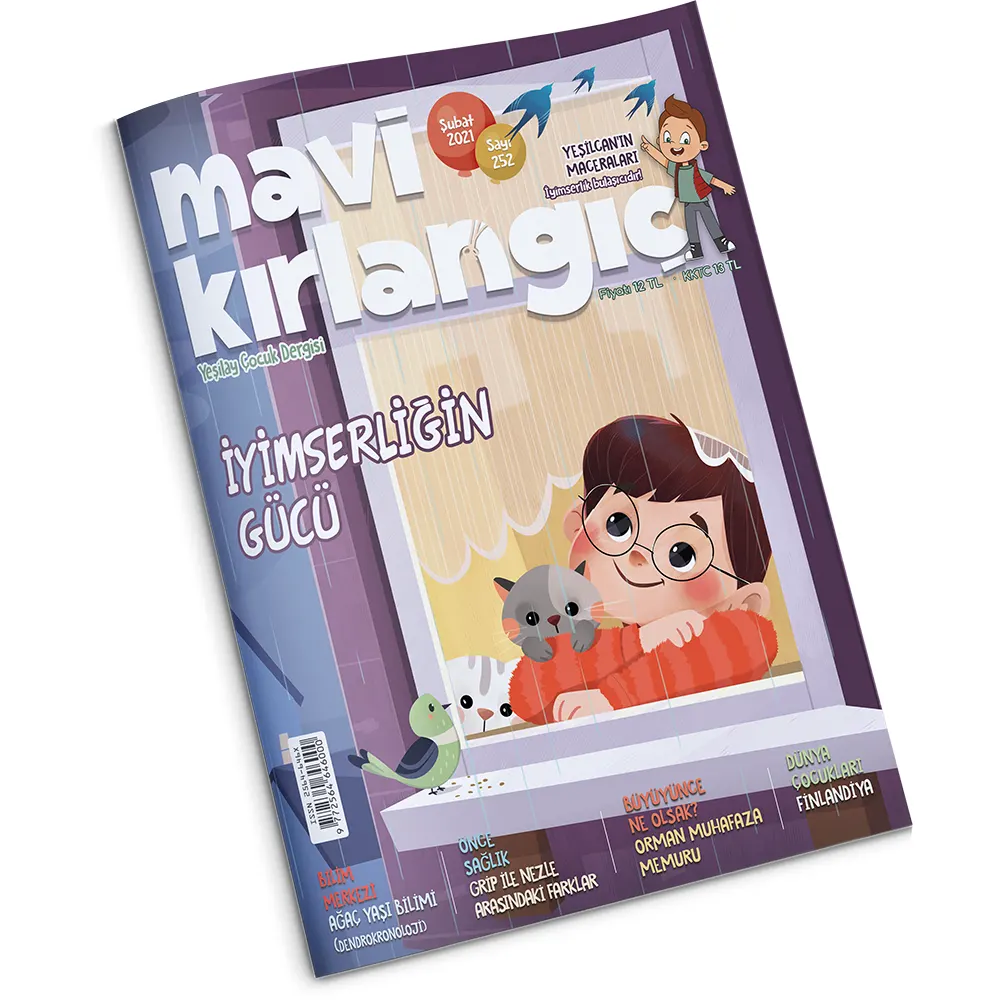 Mavi Kırlangıç Çocuk Dergisi - Şubat 2021 - 1