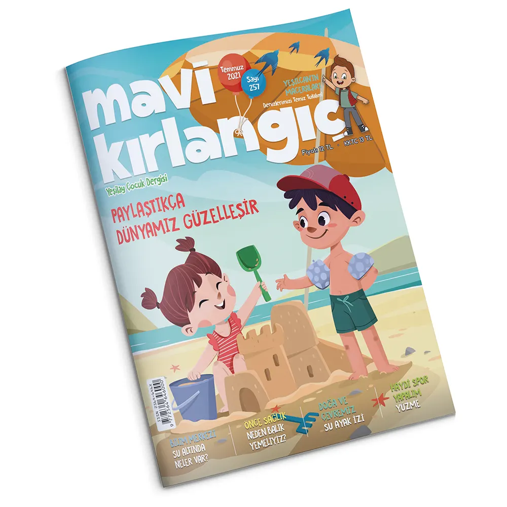 Yeşilay - Mavi Kırlangıç Çocuk Dergisi - Temmuz 2021